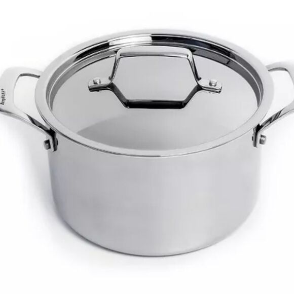 Berghoff Professional 18/10 Stainless Steel Tri-Ply 4QT Stock Pot w/Lid - Picture 1 of 14